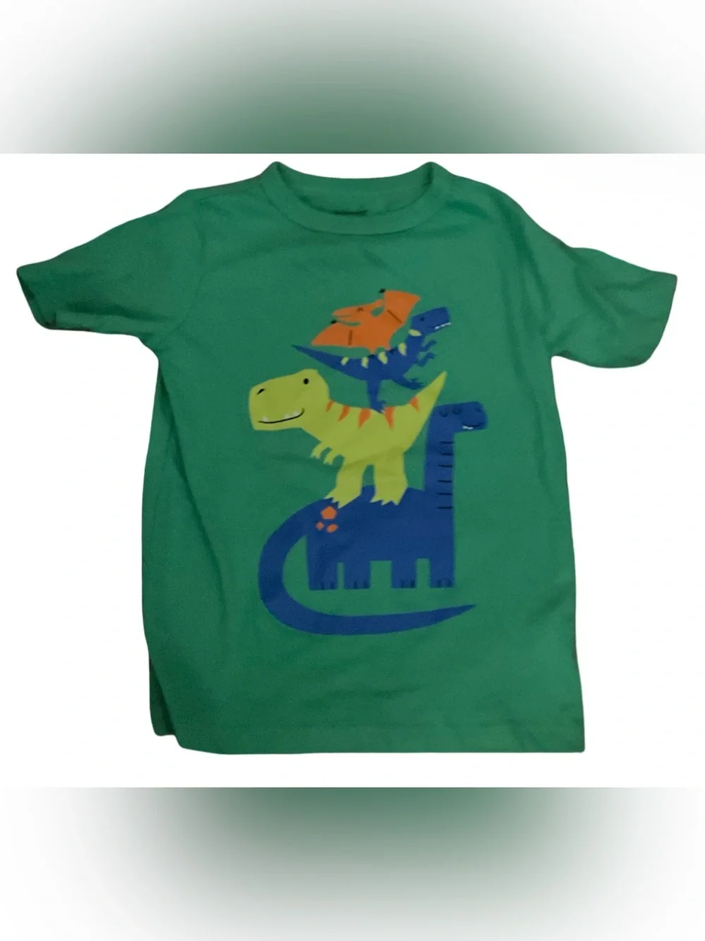 The Children’s Place Boys 4T Bundle of 2 Graphic T-Shirts Dinosaur & School Bus